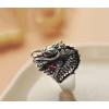 Vintage 925 Silver Dragon Ring - Wishbop